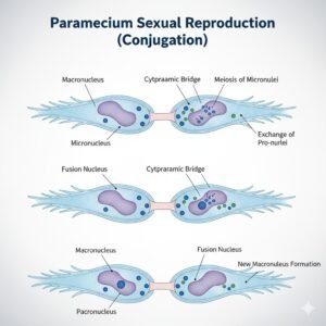 Paramecium by Sexual Reproduction Conjugation